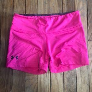UA neon pink spandex